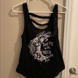 Black ‘To The Moon and Back’ Tank